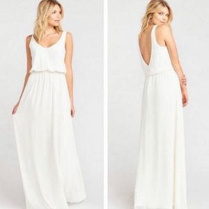 Show me your Mumu Kendall ivory maxi